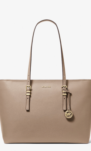 MICHAEL KORS Quinn Large Pebbled Leather Tote Bag
