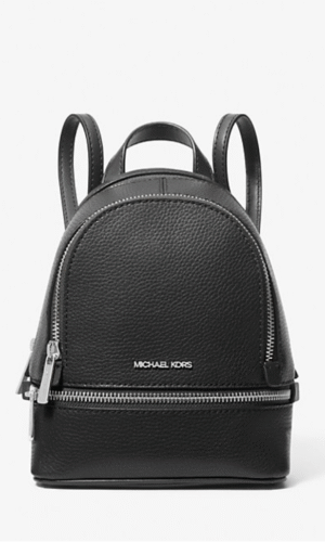 MICHAEL KORS Rhea Extra-Small Pebbled Leather Backpack