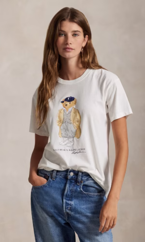 RALPH LAUREN Polo Bear Cotton Jersey Tee