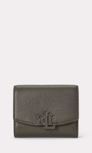 RALPH LAUREN Pebbled Small Cameryn Flap Wallet